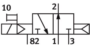 Válvula 3/2 servopilotada